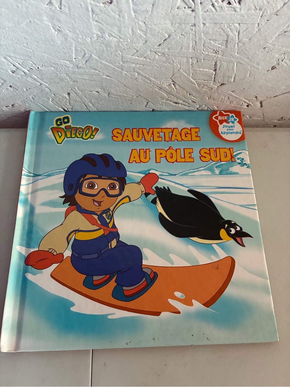 Go Diego! Sauvetage au Pôle Sud - Children's Adventure Book (Blue/Orange)